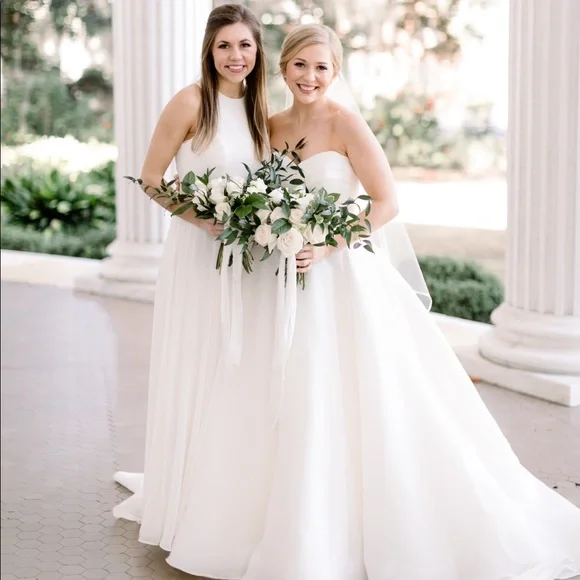 Dessy Collection | Dresses | Sleeveless Halter Chiffon Maxi Dress | Poshmark